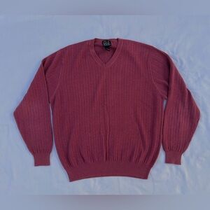 Jos. A. Bank Cotton V-Neck Sweater.